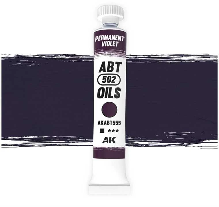 Ak Interactive Aliejiniai dažai ABT Permanent Violet 20ml violetinė modeliavimo efektams