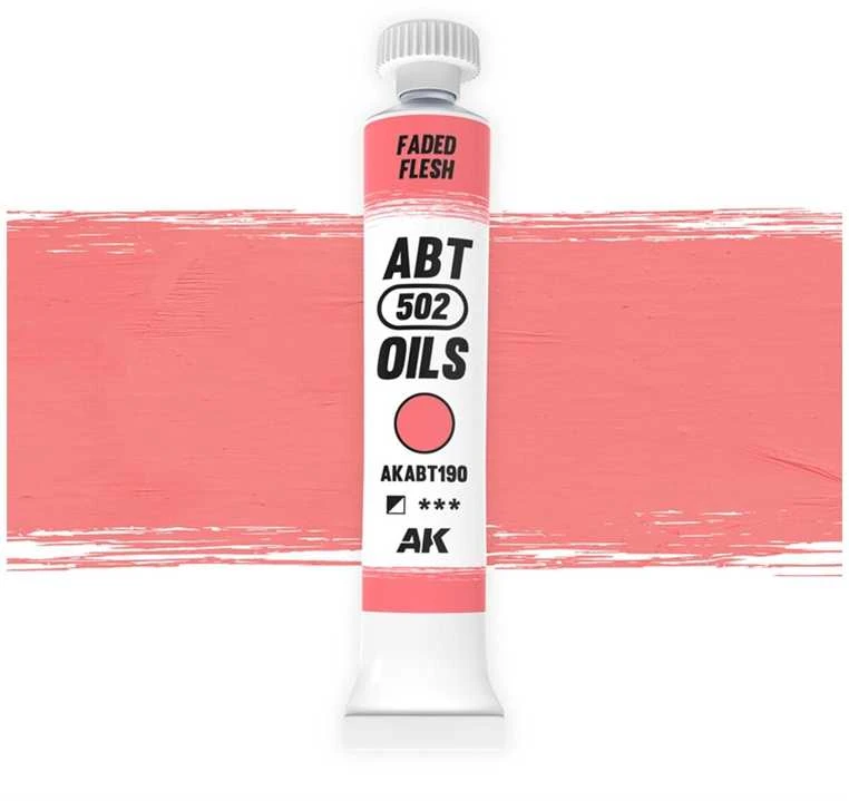 AK Interactive aliejiniai dažai ABT502 Faded Flesh modeliavimui