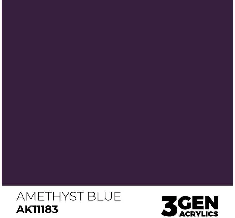AK Interactive Amethyst Mėlyna akriliniai dažai 3rd Gen, 17 ml