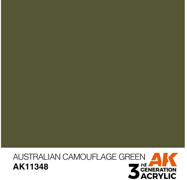 AK Interactive australiška maskuojanti žalia, akriliniai dažai 17ml