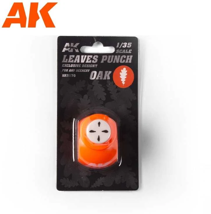 AK Interactive ąžuolo lapų štampas dioramoms ir maketams AK9170