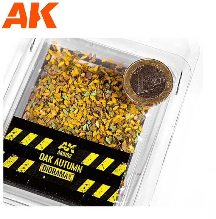 Ak Interactive Ąžuolo rudens lapai dioramoms 1:35–1:32–75mm–90mm, 7 g AK8162