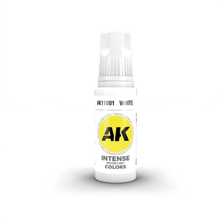 AK Interactive balti akriliniai dažai 3 kartos, 17 ml (AK11001)
