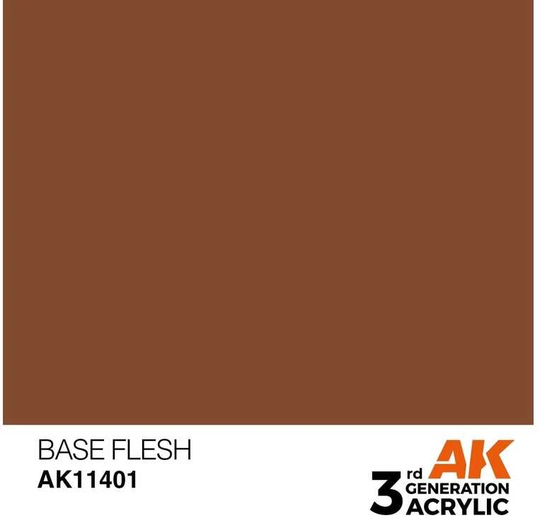 AK Interactive Base Flesh akriliniai dažai figūrėlėms 17 ml