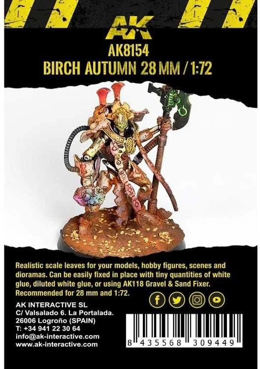 AK Interactive beržo rudens lapai dioramoms 28mm / 1:72, 7 g