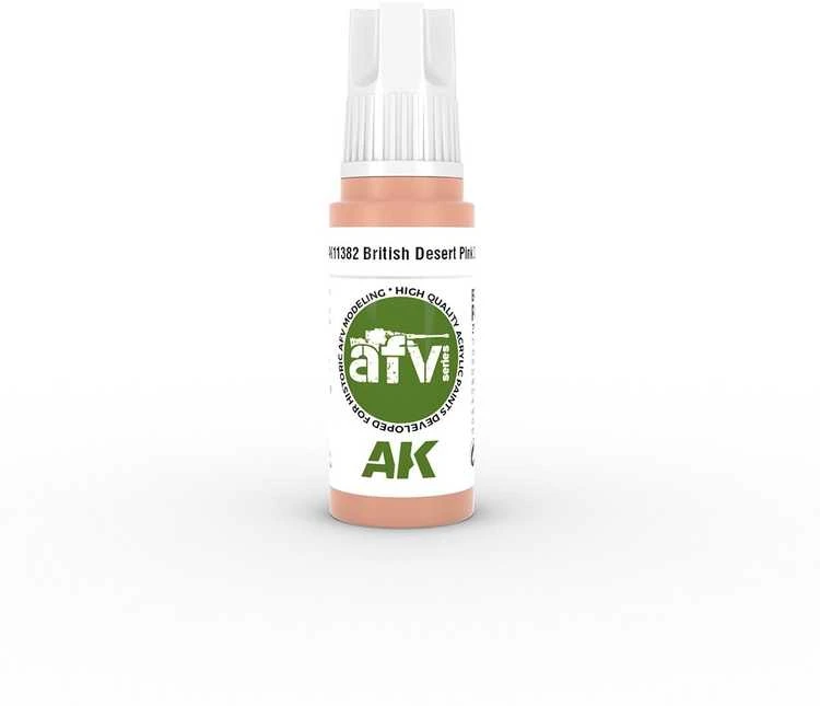 AK Interactive British Desert Rožinė ZI AFV akriliniai dažai 17 ml AK11382