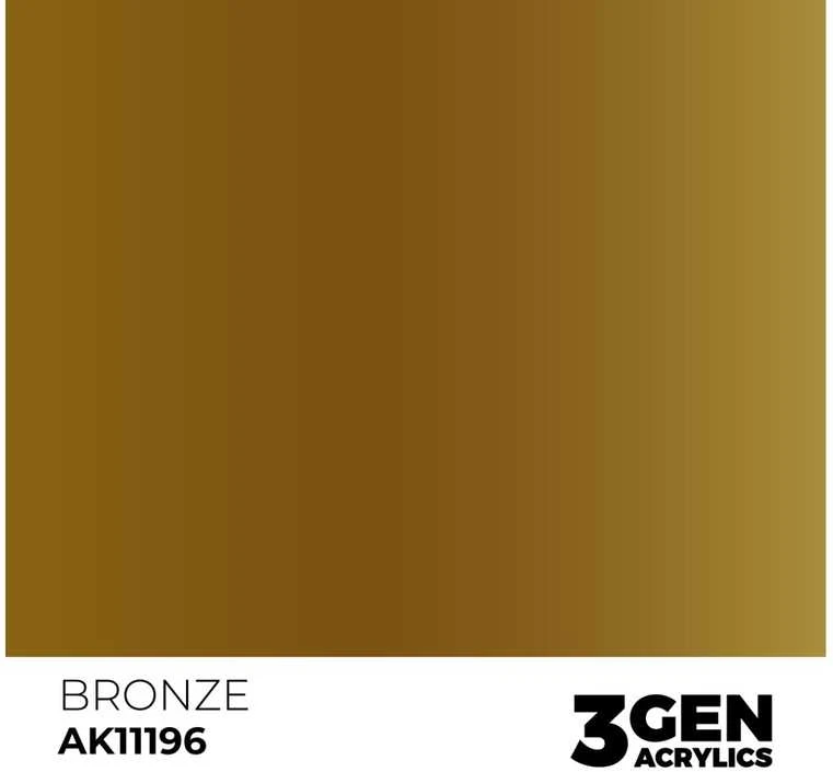 AK Interactive Bronze akriliniai dažai 3rd Gen, 17 ml, AK11196