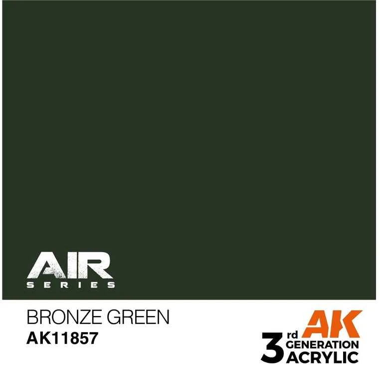 AK Interactive Bronze Žalias akriliniai dažai lėktuvų modeliams 17 ml