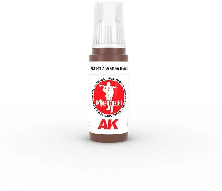 AK Interactive Brown Juodas figūrėlių akriliniai dažai modeliams 17ml AK11417