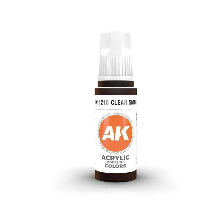 AK Interactive Clear Smoke 3rd Gen akriliniai dažai, 17 ml