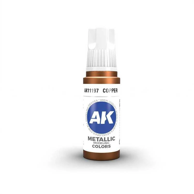 AK Interactive Copper akriliniai dažai 3rd Gen, 17 ml (AK11197)