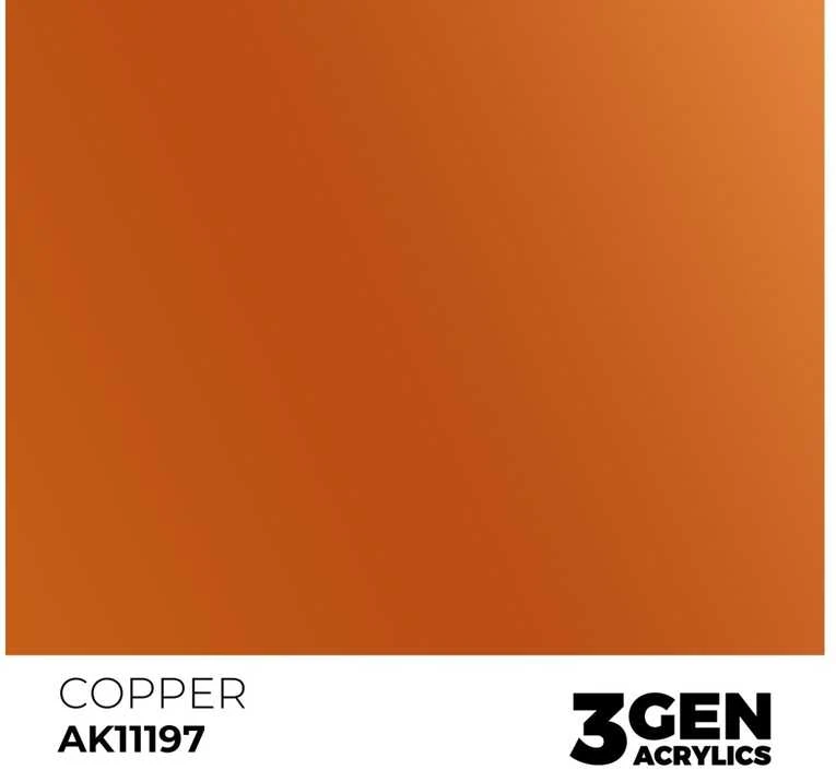 AK Interactive Copper akriliniai dažai 3rd Gen, 17 ml (AK11197)