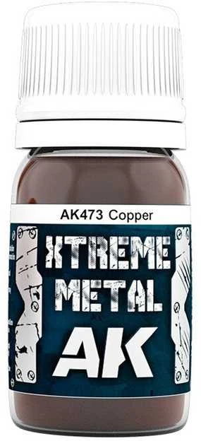 AK Interactive Copper Xtreme Metal emaliniai metaliniai dažai 30 ml