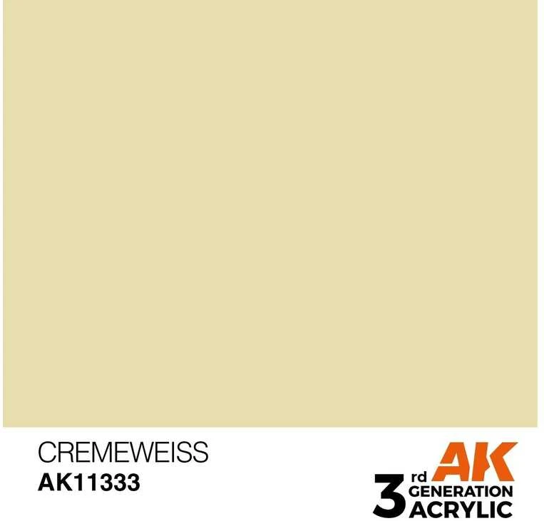 AK Interactive Cremeweiss AFV akriliniai dažai karinei technikai 17ml