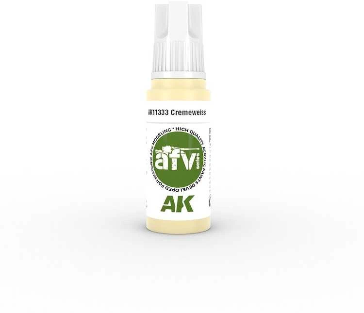 AK Interactive Cremeweiss AFV akriliniai dažai karinei technikai 17ml