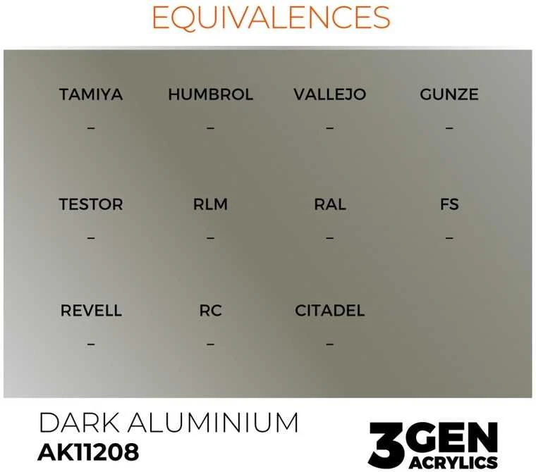 AK Interactive Dark Aliuminio akriliniai dažai, 17 ml (AK11208)