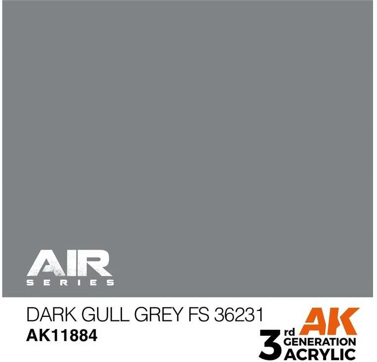 AK Interactive Dark Gull Pilkas FS36231 akriliniai AIR dažai 17 ml