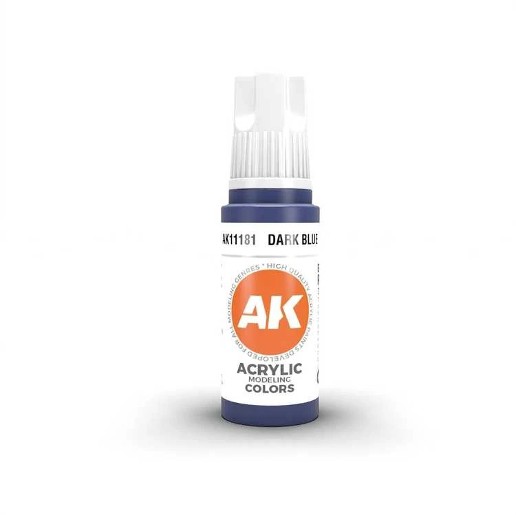 AK Interactive Dark Mėlyna akriliniai dažai 3rd Gen, 17 ml (AK11181)