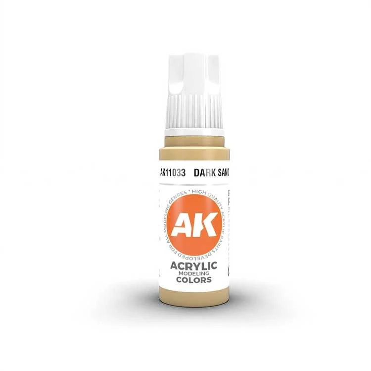 AK Interactive Dark Sand (3-osios kartos) akriliniai dažai, 17 ml
