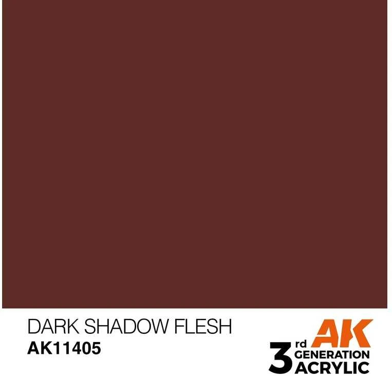 AK Interactive Dark Shadow Flesh akriliniai dažai figūrėlėms 17ml