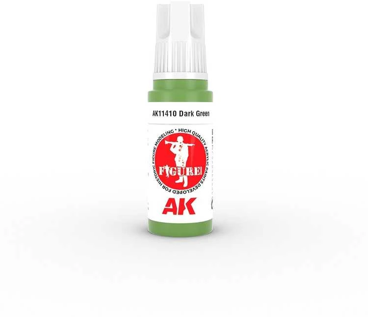 AK Interactive DARK Žalias figūrėlių akriliniai dažai 3rd Gen 17ml