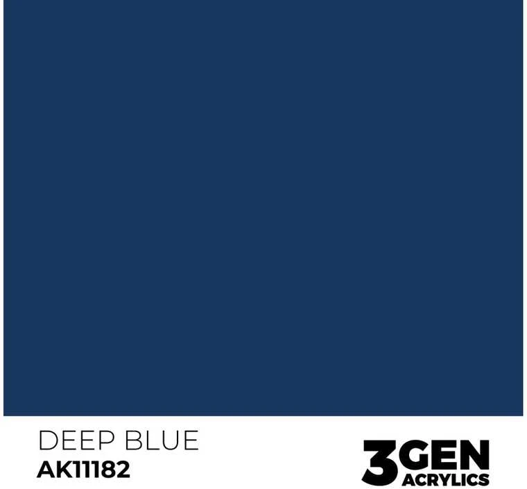 AK Interactive Deep Mėlyna 3rd Gen akriliniai dažai, 17 ml (AK11182)