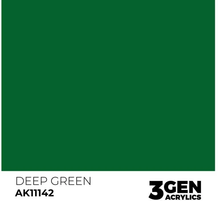 AK Interactive Deep Žalias akriliniai dažai 3rd Gen, 17 ml (AK11142)