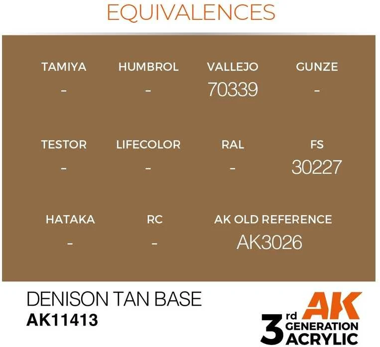 AK Interactive Denison Tan Base akriliniai dažai figūrėlėms 17ml