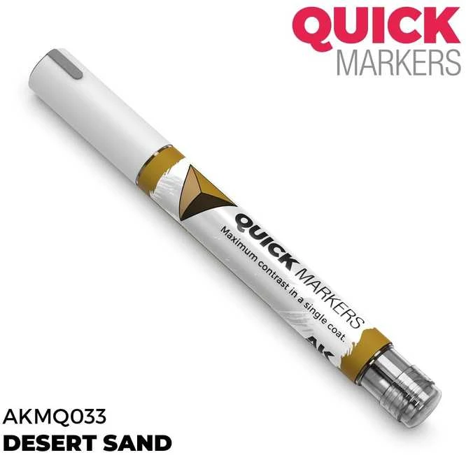 AK Interactive Desert Sand Quick Marker žymeklis miniatiūrų dažymui