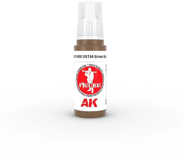 AK Interactive DOT44 rudas pagrindas – figūrėlių akrilas 17 ml