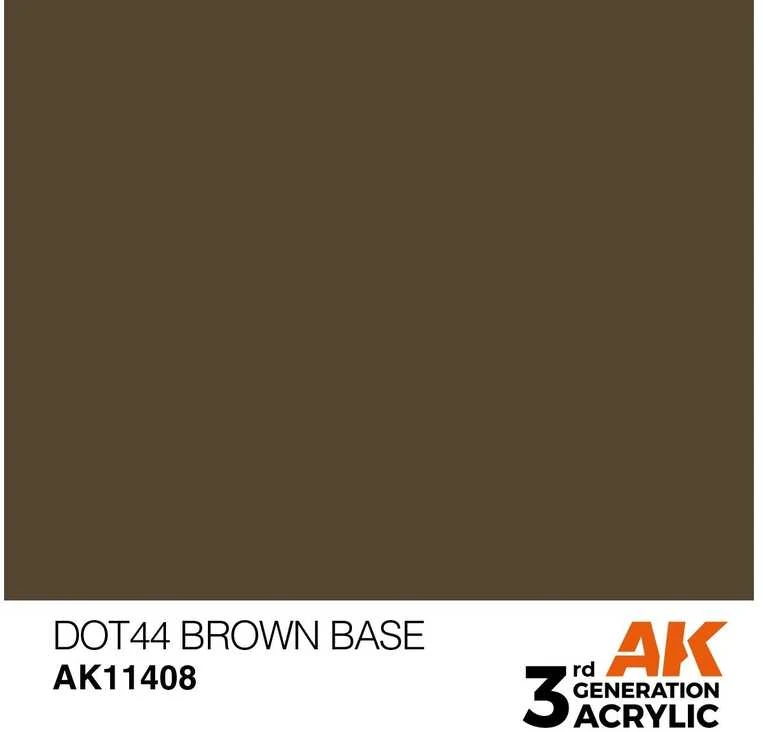 AK Interactive DOT44 rudas pagrindas – figūrėlių akrilas 17 ml