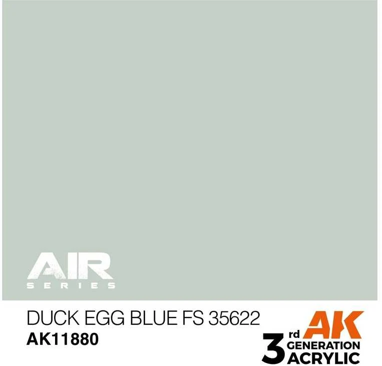 AK Interactive Duck Egg Mėlyna FS35622 akriliniai lėktuvų dažai 17 ml