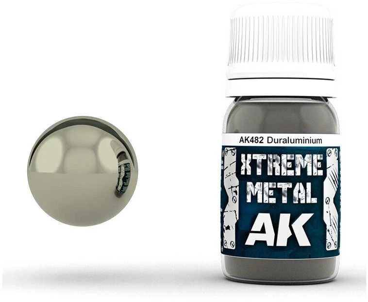 AK Interactive Duraluminium Xtreme Metal emaliniai dažai 30 ml (AK482)
