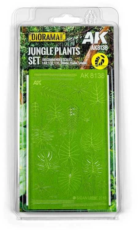 AK Interactive džiunglių augalų rinkinys 1/32–1/35 AK8138