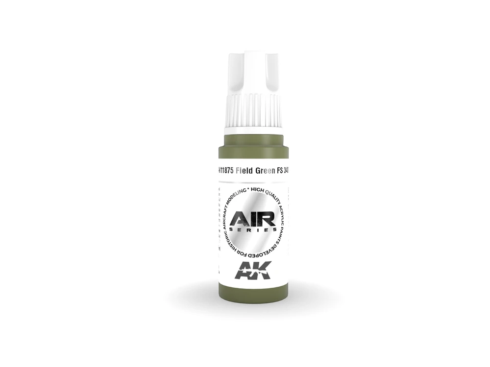 AK Interactive Field Žalias FS34097 akriliniai dažai lėktuvams 17 ml
