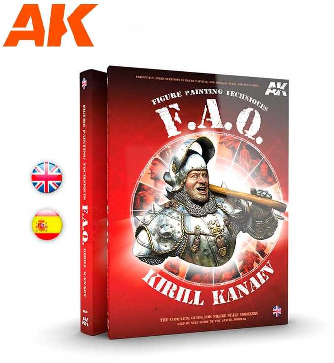 AK Interactive „Figures F.A.Q“ figūrėlių dažymo vadovas AK630