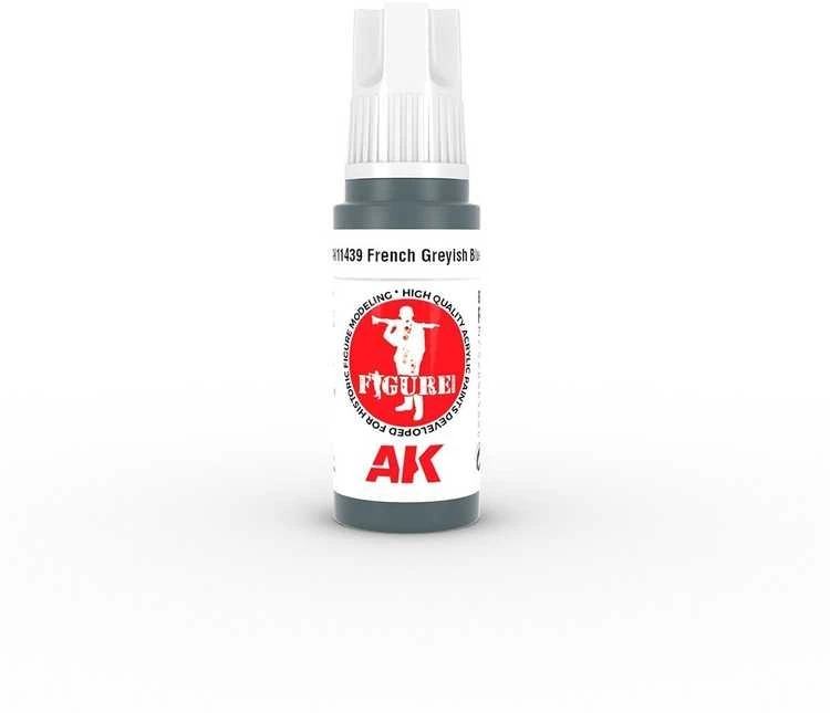 AK Interactive French Greyish Mėlyna figūrų akriliniai dažai 17 ml
