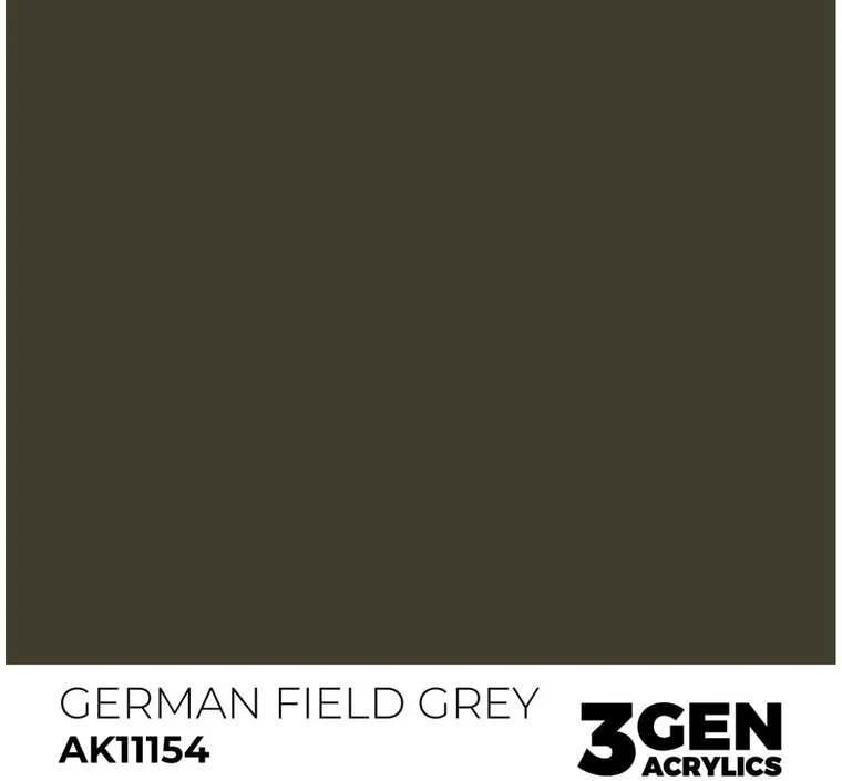 AK Interactive German Field Pilkas 3Gen akriliniai dažai 17 ml