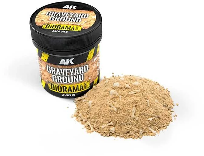 AK Interactive Graveyard Ground kapinių gruntas dioramoms 100ml