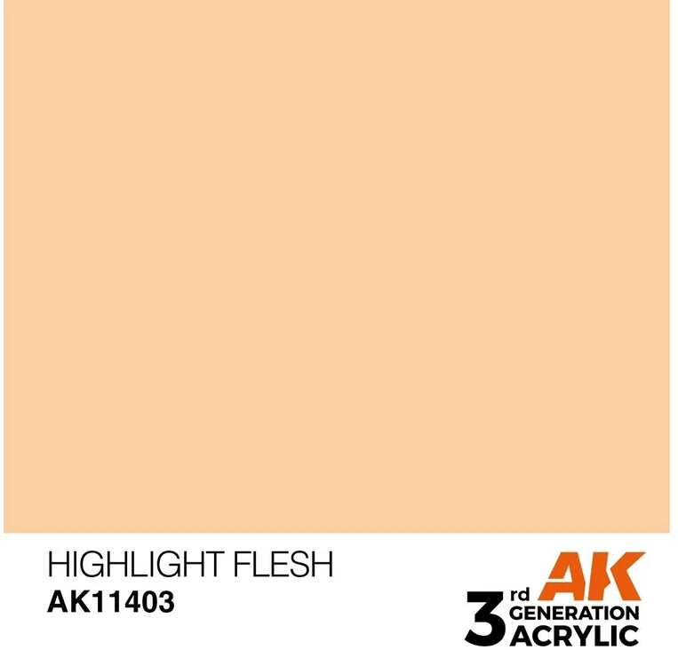 AK Interactive HIGHLIGHT FLESH akriliniai dažai figūrėlėms 17ml