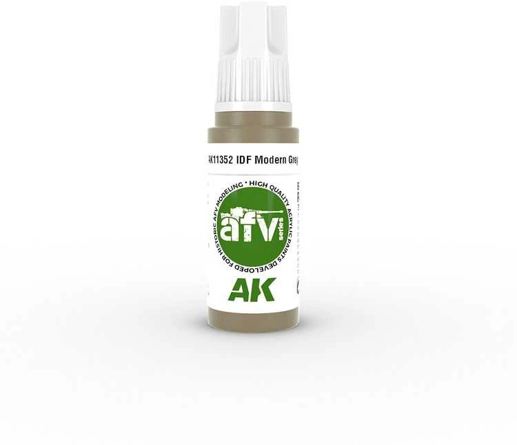 AK Interactive IDF Modern Pilkas akriliniai dažai AFV 17 ml AK11352