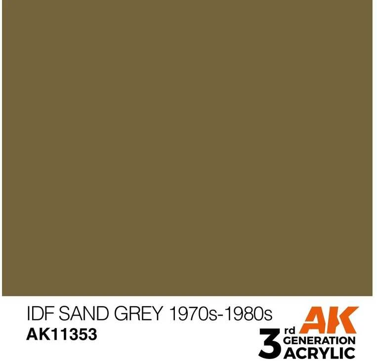 AK Interactive IDF Sand Pilkas akriliniai dažai karinei technikai 17ml