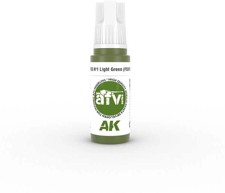 AK Interactive IDF Žalias akriliniai dažai karinei technikai 17 ml