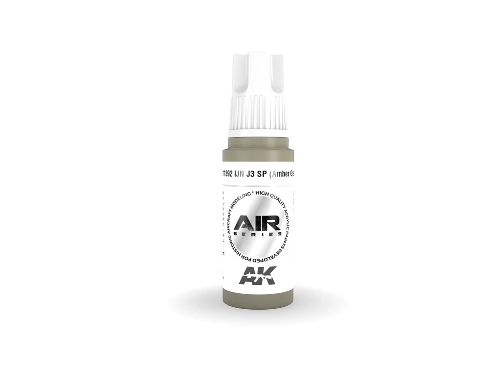 AK Interactive IJN J3 SP Amber Pilkas akriliniai dažai AIR, 17 ml