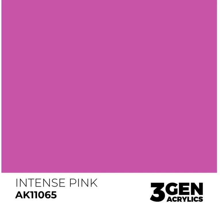 AK Interactive Intense Rožinė akriliniai dažai, 3 gen., 17 ml