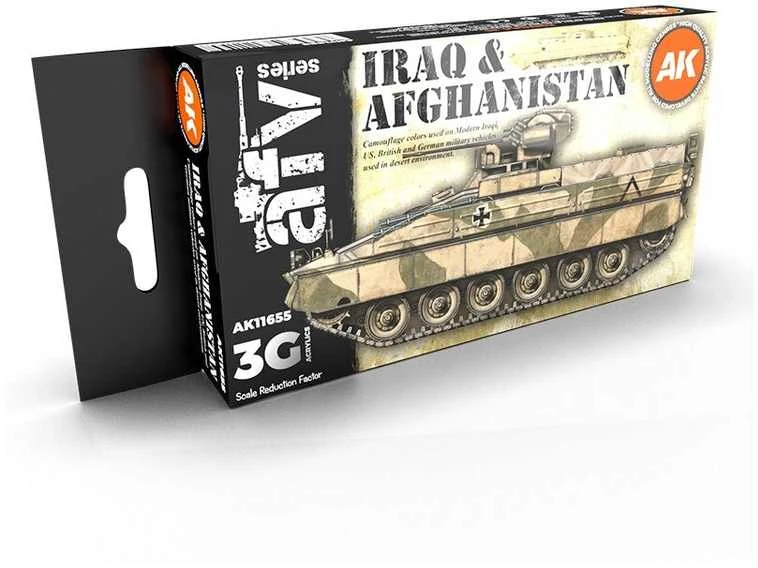 AK Interactive Irakas & Afganistanas 3Gen akrilinių dažų rinkinys