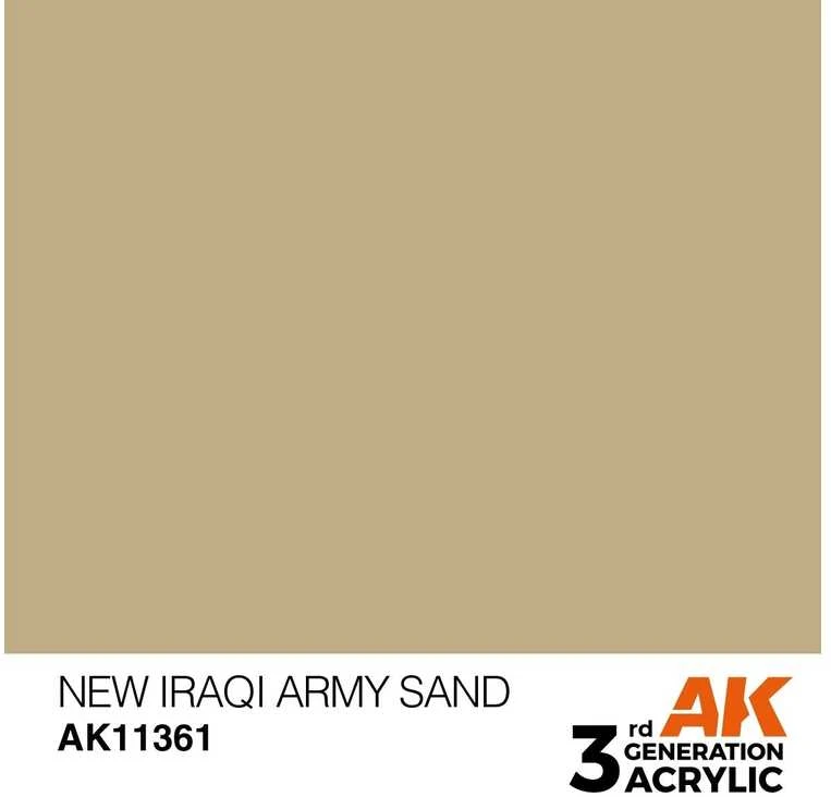AK Interactive Irako armijos smėlio akriliniai dažai AFV 17ml