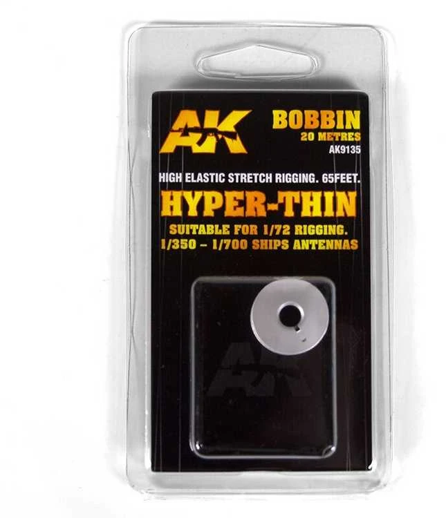 AK Interactive itin plona elastinga vantų gija 1:72–1:700, 40D