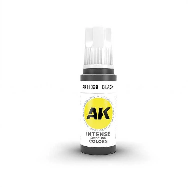 AK Interactive juodi 3rd Gen akriliniai dažai 17 ml AK11029