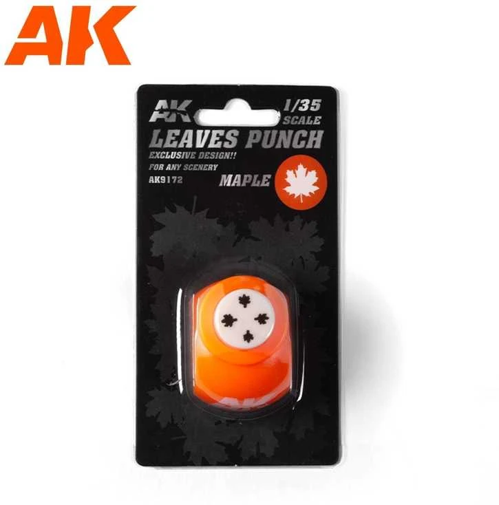 AK Interactive klevo lapų štampas dioramoms, 1:35–54 mm AK9172